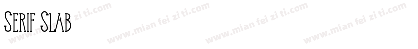 Serif Slab字体转换